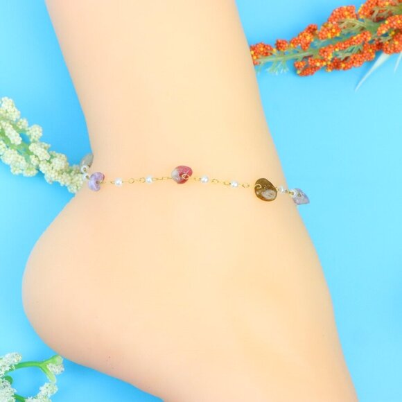 Elegant Handmade Anklet – Perfect for Women & Girls | Ideal Gift Option, DYC1784 - Picture 1 of 10